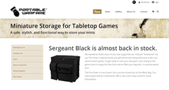 Desktop Screenshot of portablewarfare.com