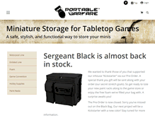 Tablet Screenshot of portablewarfare.com
